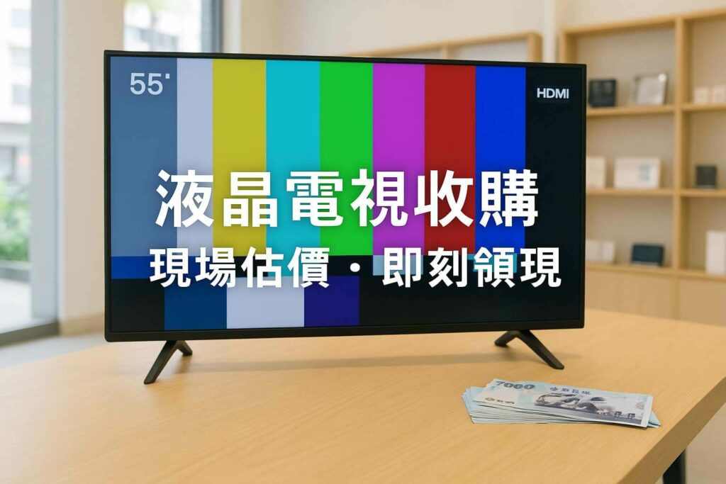 JUSTSELL 液晶電視收購回收 vs 質借借錢比較｜現場估價・即刻領現